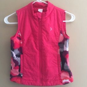 Girls pink vest